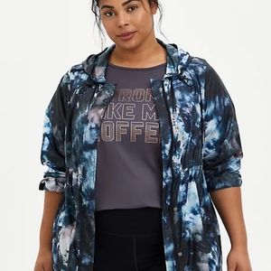 Torrid Tie Dye Active Windbreaker Jacket